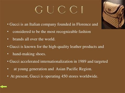 gucci missione|history of gucci company.